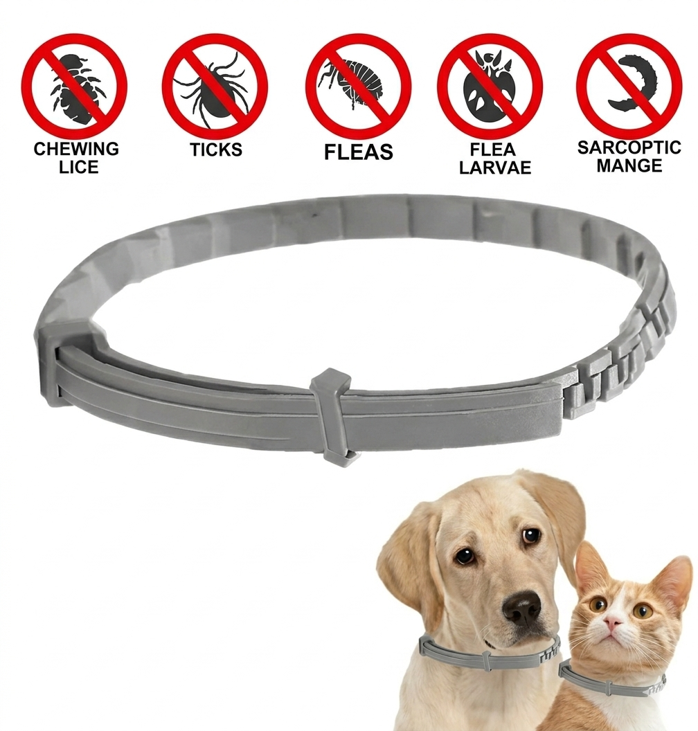 Kedi & Köpek Pire/Kene Önleyici Tasma – 38 cm