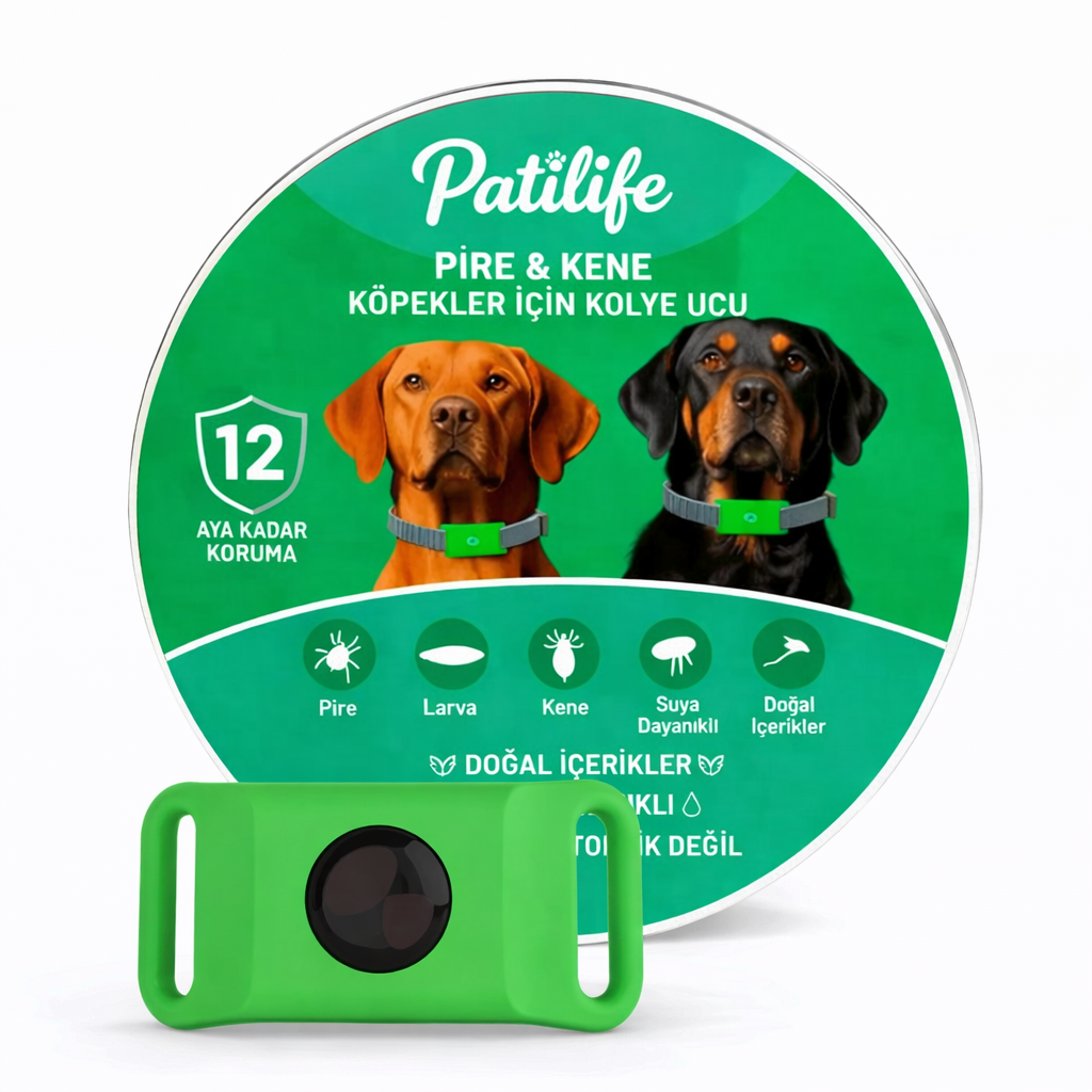 Patilife™ – Kedi ve Köpekler İçin Doğal Pire & Kene Tasması