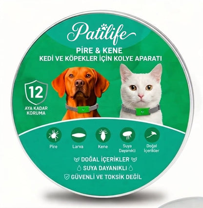 Patilife™ – Kedi ve Köpekler İçin Doğal Pire & Kene Aparatı