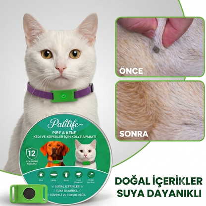 Patilife™ – Kedi ve Köpekler İçin Doğal Pire & Kene Aparatı