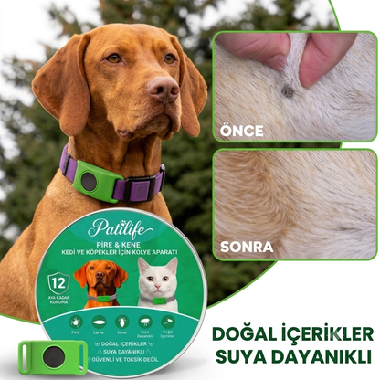 Patilife™ – Kedi ve Köpekler İçin Doğal Pire & Kene Aparatı